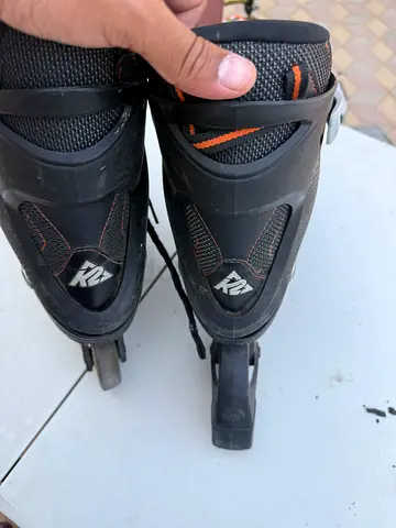 K2 Inline Skates F.I.T. 80 Alu (Black/Orange)