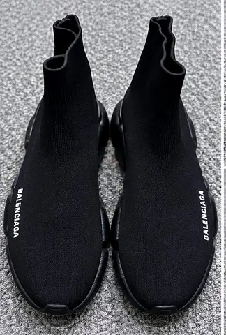 Black Balenciaga Speed Trainer Sock Sneakers - Men's Size (please check)