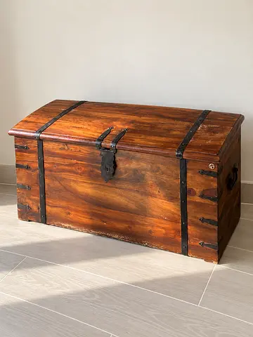 Marina Home Solid Teak Storage Chest / Blanket Box