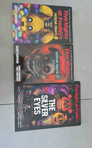 Selling all together Five Nights at Freddy's book bundle — The Silver Eyes + Fazbear Frights 1 & 2