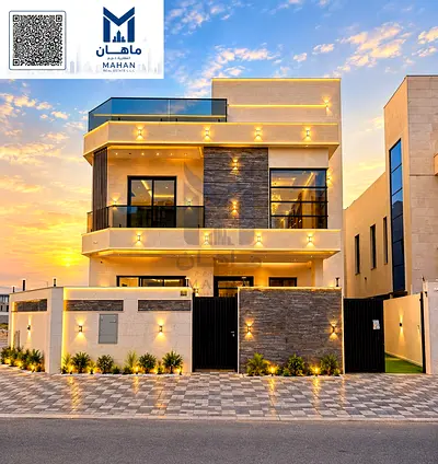 Brand New 5 Bed Super Deluxe Villa with Roof Terrace for Sale in Al Helio 2 Ajman | 100% Freehold