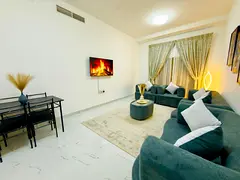 Fully furnished 2BHK apartment for monthly rent in Ajman - Al Nuaimiya 1 area ✔️ Includes all bi