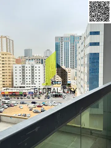 شقة بغرفة نوم واحدة للبيع في برج بيرل، عجمان، شقة واسعة، مساحتها الإجمالية 905 قدم مربع، بإطلالة مفتوحة على المدينة، السعر المطلوب 350,000