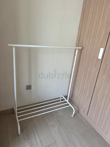 Ikea RIGGA Clothes rack, white. Used.