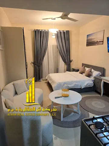 🏡 Luxurious studio for monthly rent in Al Rawda 3 – fully furnished at an unmissable price! And easy access to Dubai and Sharjah ✨ 🔹 An unmissable