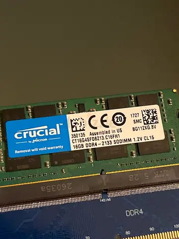 32gb(2x16gb) ram ddr4, 2133mhz
