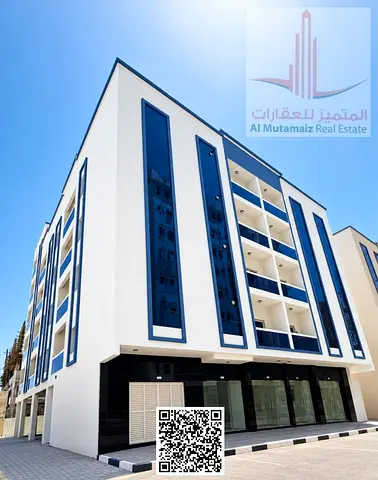 فرصة استثمارية للبيع بنايتان متجاورتان في عجمان الصناعية 2 عمر 8 شهور سكني تجاري أرضي + 4 + روف بدخل سنوي إجمالي 2.962 مليون