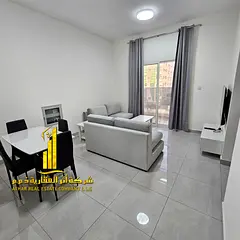 Luxury apartment, second occupancy, one bedroom, living room with open balcony. Ajman, Al Nuaimiya 3