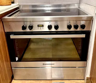 Westpoint 90x60cm Ceramic Electric Cooker With 5 Burner WCAM6905M9XD, DELIVERY + WARRANTY