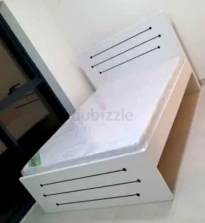 Wooden bed double size with madical mattress