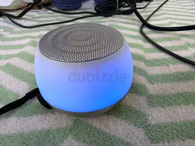 Portable Bluetooth Speaker with Color-Changing LED Light — Compact, Rechargeable with 2 yrs warranty