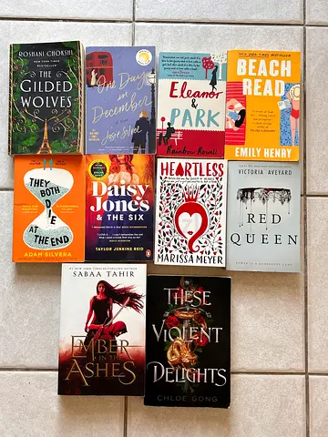 Bundle of 10 Young Adult & Adult Fiction Books