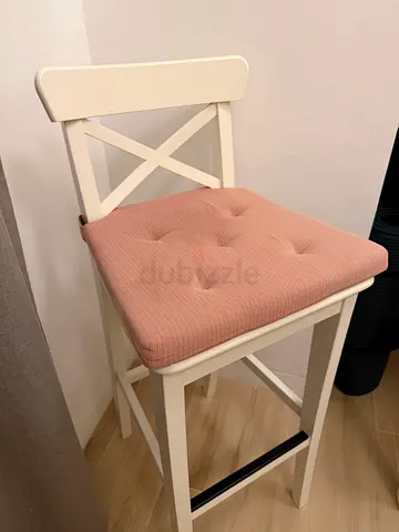 IKEA INGOLF Bar Stool with Backrest