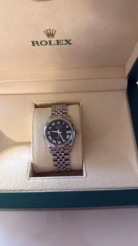 Rolex Datejust 31 Black Roman Dial – Full Set – Ref. 278240