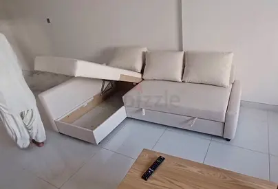 Modern L-Shape Sofa Bed with Storage