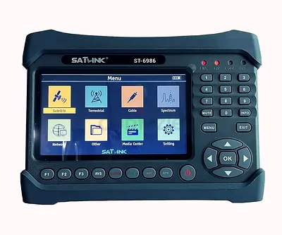 SATLINK ST-6986 Satellite TV Receiver DVB-S/S2/T/T2/C Combo Meter MPEG4 HD H.265