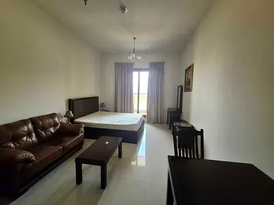 Ready to move // Furnished Studio With Balcony // 4 cheques