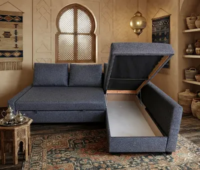 Classifieds: Space-Saving L-Shape Sofa Bed – Storage Included, Left ...