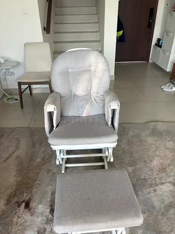 Miila Nursing Glider Rocking Chair + Footstool