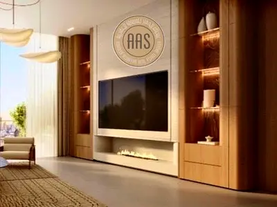 Majan 1BR Apartment | Binghatti Skyflame 2 | Courtyard & Pool Views