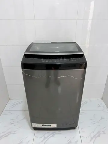 Used Hisense 8 kg Top Loading Washing Machine WTJA802T Titanium Grey