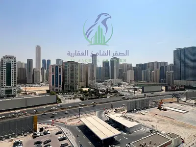 2 Bedroom Apartment for Annual Family Rent in Al Taawun Directly on Dubai Exit, New Tower, 2 Master Bedrooms, Balcony with Open View, Free Parking an
