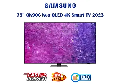 Samsung 75 Inch Smart TV UAE - Neo QLED QN90C - Excellent Condition, FREE DELIVERY, WARRANTY
