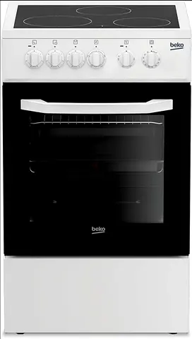 Beko 50 x 50 cm freestanding electric cooker with ceramic hob and oven - good condition