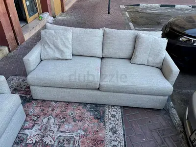 Crate&barrel lounge deep 3+2 sofa