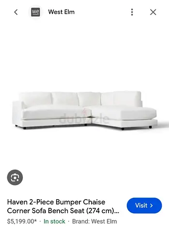 Wesl elm newport corner sofa
