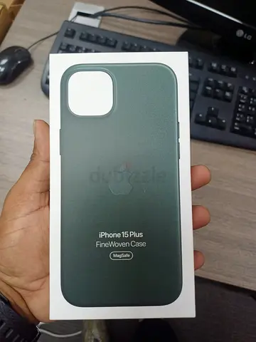 Apple iPhone 15 Plus FineWoven MagSafe Case - Forest Green (Brand New in Box)