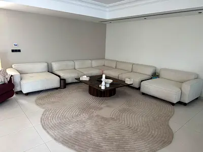 Premium Quality The Loom Collection Modular Living room U Shape Sofa Beige