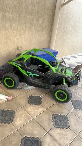 Boy riding car