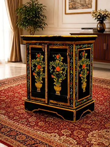 Indian Hand Painted Cupboard