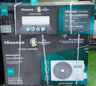 Hisense 18K Split Air Conditioner (New, Boxed) - Outdoor + Indoor Units