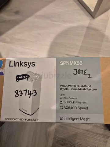 Linksys Velop AX5400 Dual-Band Mesh WiFi Node (brand new - sealed)