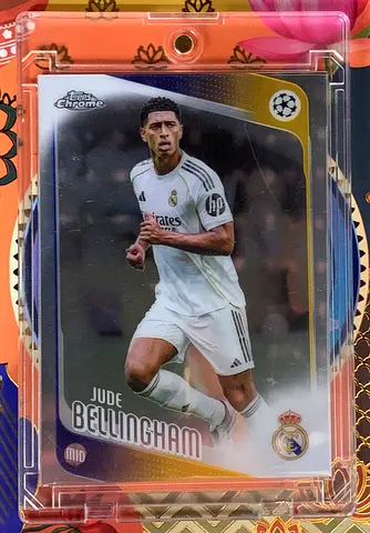 Topps Chrome Jude Bellingham Real Madrid Football Trading Card (Sleeved)