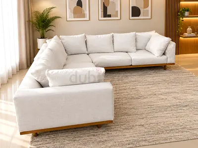 Selling Premium Quality west elm Newport Feather filled Corner L Shape Sofa Beige