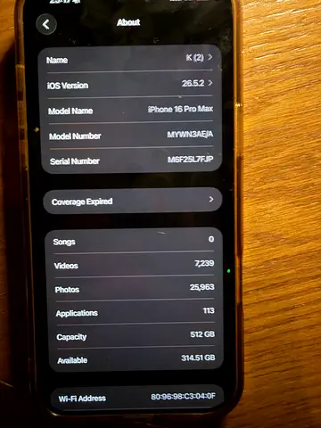 iPhone 16 Pro MAX Gold Great Condition