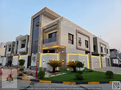 🏡 فيلا مودرن فاخرة للبيع في الزاهية – عجمان 🇦🇪 | كورنر | مسبح خاص | روف | تملك لجميع الجنسيات