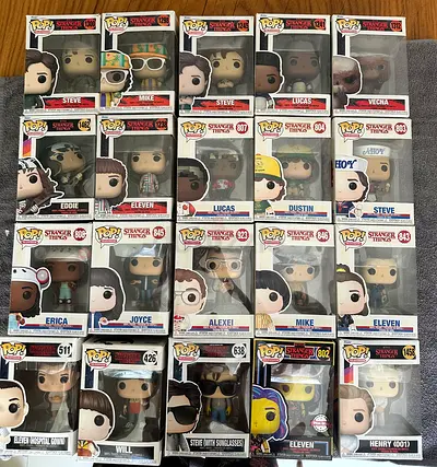Stranger Things Funko Pop Collection - 20 Figures