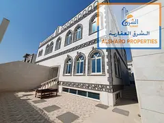 Spacious Villa | 8 Bedrooms | Al Hooshi – Sharjah** AED 130,000 per year without kitchen cabinets