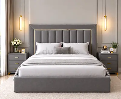 New style Queen size bed including mattress storage bed Double bed Queen bed