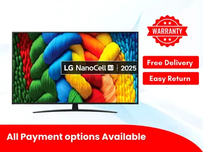 LG 65 Inch Tv | NanoCell NANO81 | AI 4K Smart TV | webOS | Warranty | New | 2025 | 65NANO816