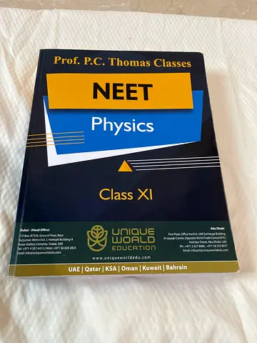 NEET Physics Class XI by Prof. P.C. Thomas Classes - Paperback