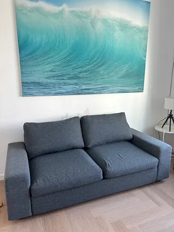 Grey sofa bed with amazing new mattress