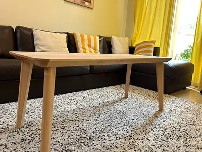 IKEA Light wood coffee table - simple modern design, good condition