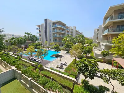 LUXURIOUS 2 BEDROOM APARTMENT IN AL ZAHIA GARDEN WITH POOL VIEW, BIG KITCHEN & SPACIOUS BALCONY FOR RENT AED 85,000