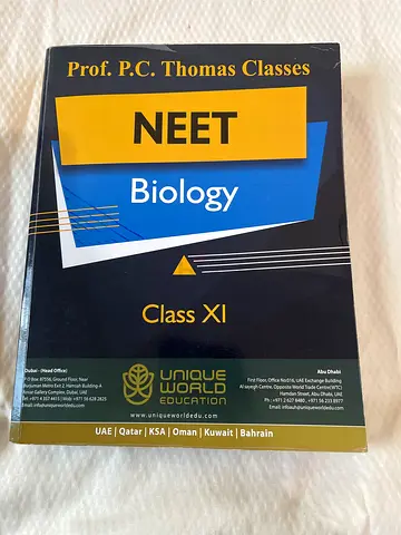 Prof. P.C. Thomas Classes NEET Biology Class XI - Textbook