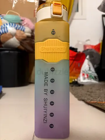 Gradient Shuyiinzi Reusable Water Bottle with Stickers (1000ml)